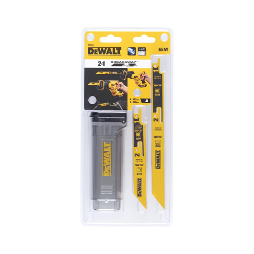 Набор сегментных полотен для сабельных пил DT2446 DEWALT (8 шт.),чехол для хранения фото 2