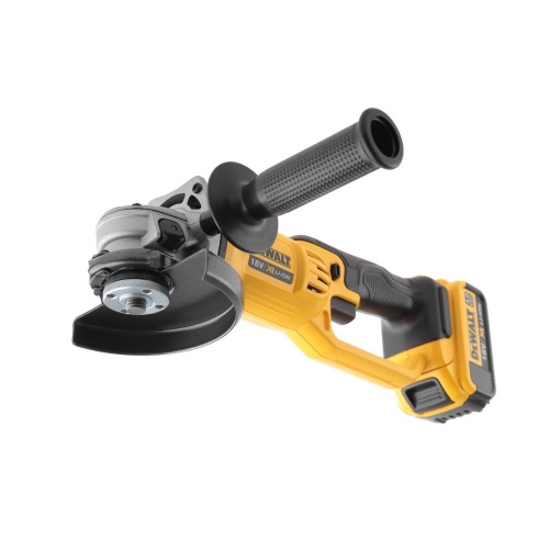Аккумуляторная угловая шлифмашина DEWALT DCG412M2, 18 В, 125 мм, 7000 об/мин, с 2 АКБ 4 Ач и ЗУ, в кейсе (DCG412M2-QW) фото 4 Аккумуляторная угловая шлифмашина DEWALT DCG412M2, 18 В, 125 мм, 7000 об/мин, с 2 АКБ 4 Ач и ЗУ, в кейсе (DCG412M2-QW) фото 4