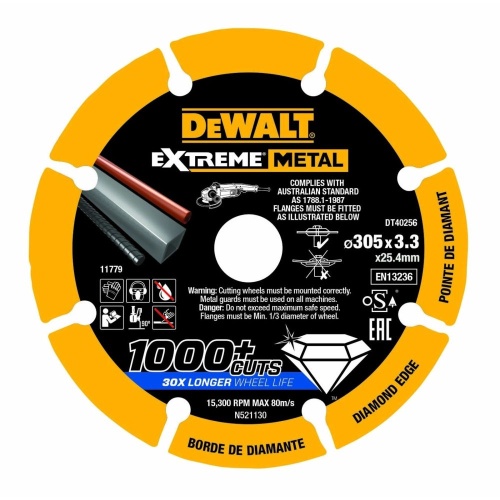 Диск алмазный отрезной DEWALT DT40256 305х25.4мм (DT40256-QZ) Диск алмазный отрезной DEWALT DT40256 305х25.4мм (DT40256-QZ)