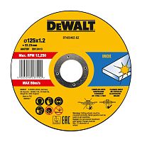 Круг отрезной по металлу DEWALT DT42340Z, INDUSTRIAL, (125 x 22.2 х 1.2 мм)