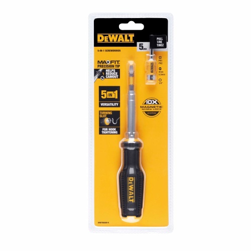 Отвертка DEWALT, 5 в 1, со сменными битами, DWHT66569-0