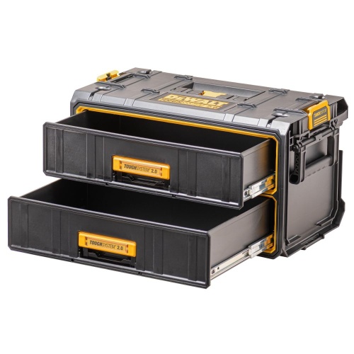 Ящик для инструмента DEWALT TOUGHSYSTEM DWST83529-1, выдвижной, 2 отделения, 51 л фото 7 Ящик для инструмента DEWALT TOUGHSYSTEM DWST83529-1, выдвижной, 2 отделения, 51 л фото 7