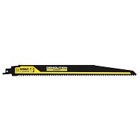 Полотно DEWALT DT20438, для сабельных пил по дереву, карбидные зубья 6TPI 305 мм