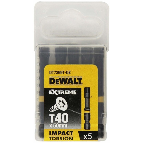 Биты DEWALT DT7399T, T40 x 50 мм, 5 шт. Биты DEWALT DT7399T, T40 x 50 мм, 5 шт.