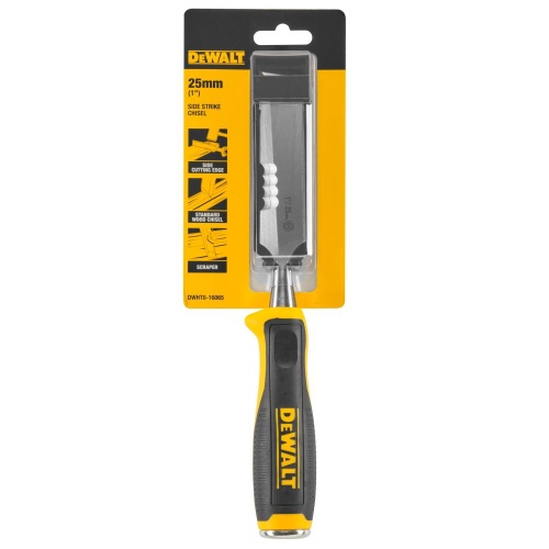 Стамеска DEWALT DWHT0-16065, с лезвием с дополнительной режущей кромкой, 25 мм фото 4 Стамеска DEWALT DWHT0-16065, с лезвием с дополнительной режущей кромкой, 25 мм фото 4