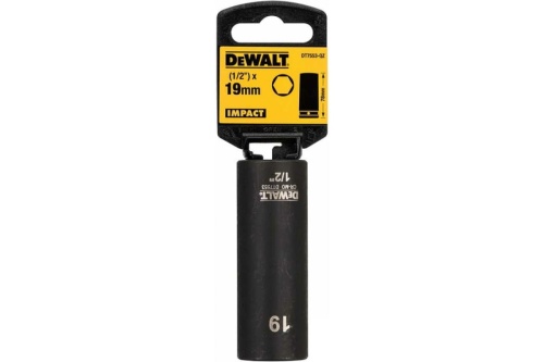 Головка ударная накидная длинная (19 мм; 1/2") DEWALT DT7553-QZ Головка ударная накидная длинная (19 мм; 1/2") DEWALT DT7553-QZ