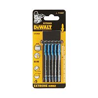 Пилка для лобзика DEWALT EXTREME DT2054, по металлу, BiM, 82 x 55 x 1.5 x 4 мм, T118EOF, 5 шт.