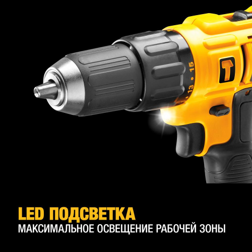 Аккумуляторная ударная дрель-шуруповерт DEWALT DCD776S2, 300 Вт, 18 В, XR (DCD776S2-KS) фото 5