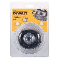 Чашечная щетка витая проволока 100 x 26 мм x M14 DEWALT DT3489