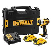 Аккумуляторный шуруповерт DEWALT DCF809D2T, 18 В, 190 Нм, 3200 уд/мин, с 2 АКБ 2 Ач и ЗУ, в кейсе (DCF809D2T-QW)