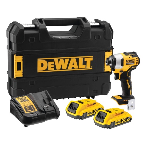 Аккумуляторный шуруповерт DEWALT DCF809D2T, 18 В, 190 Нм, 3200 уд/мин, с 2 АКБ 2 Ач и ЗУ, в кейсе (DCF809D2T-QW) Аккумуляторный шуруповерт DEWALT DCF809D2T, 18 В, 190 Нм, 3200 уд/мин, с 2 АКБ 2 Ач и ЗУ, в кейсе (DCF809D2T-QW)